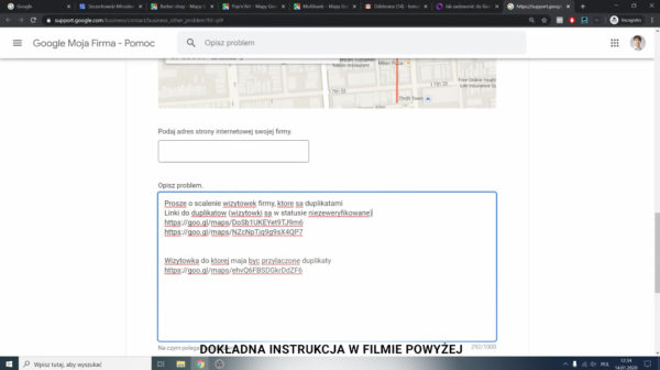 Jak usunąć duplikat wizytówki lokalizacji firmy w Mapach Google 6 600x336